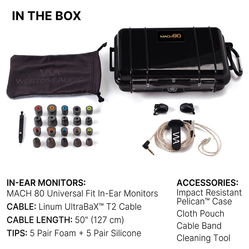 Westone Audio Mach 80 In the Box