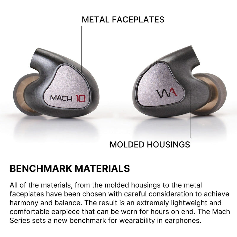 Westone Audio Mach 10 Benchmark Materials