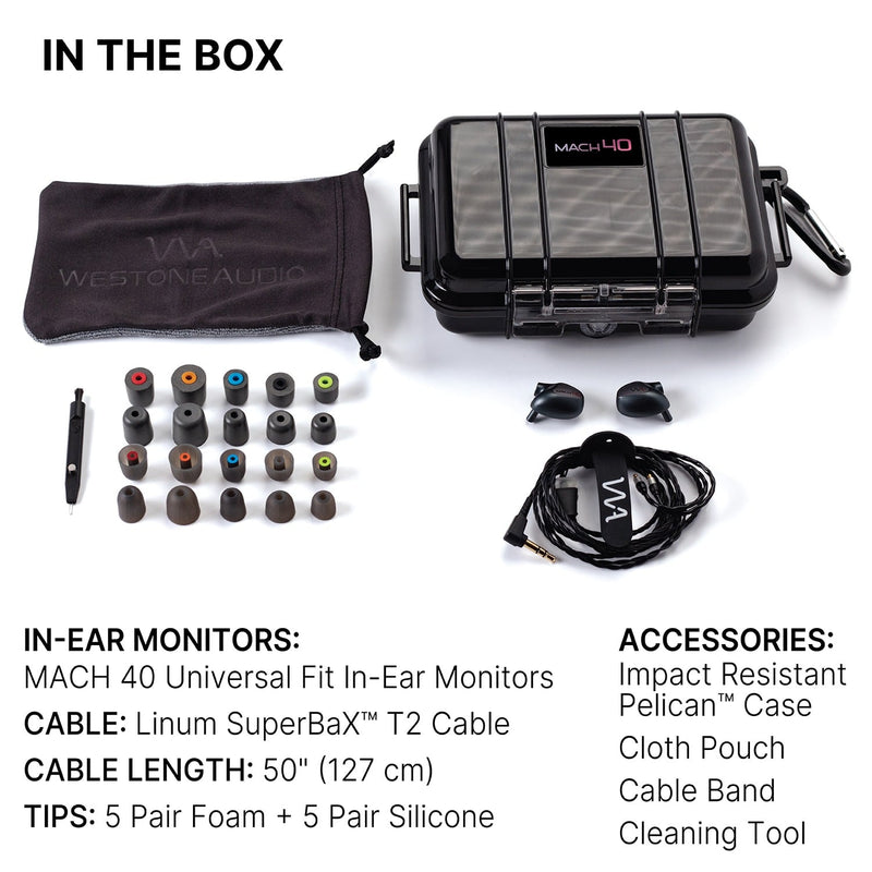 Westone Audio Mach 40 In the Box