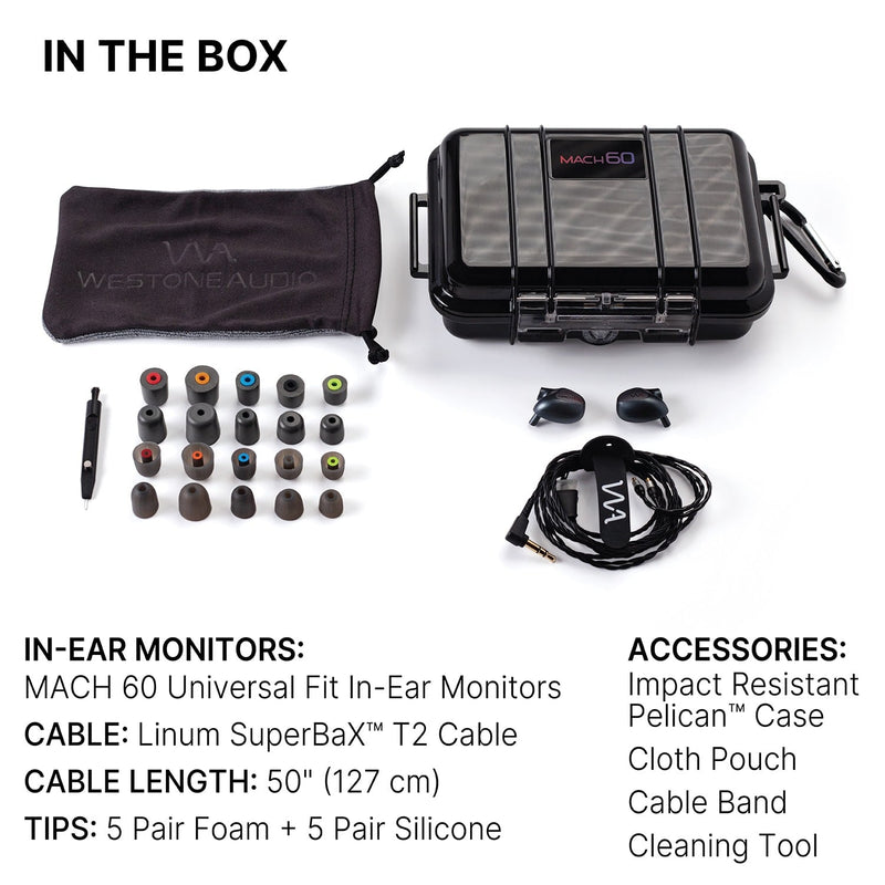 Westone Audio Mach 60 In the Box