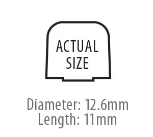 Universal Foam Eartips - 12.6mm size