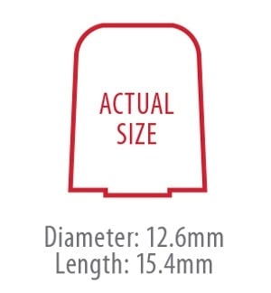 Universal Foam Eartips - 15.4mm size
